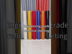 Engineering grade reflective film