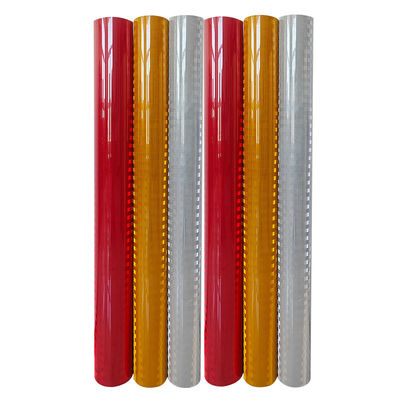 Good price PET PVC Aluminum Prismatic Reflective Sheeting Film Self Adhesive 2800L online
