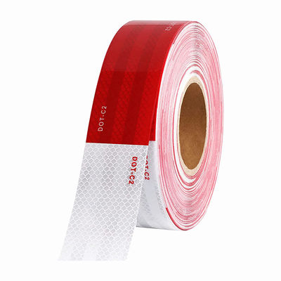 Good price 5cm PET DOT Reflective Tape For Trailer Glass Bead Customized online
