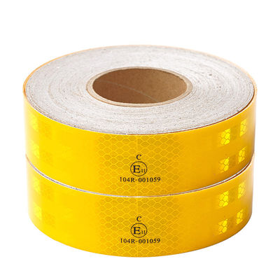 Good price PET Custom Adhesive Sticker Vinyl Roll Safety Retro Trunk ECE 104r Reflective Tape online