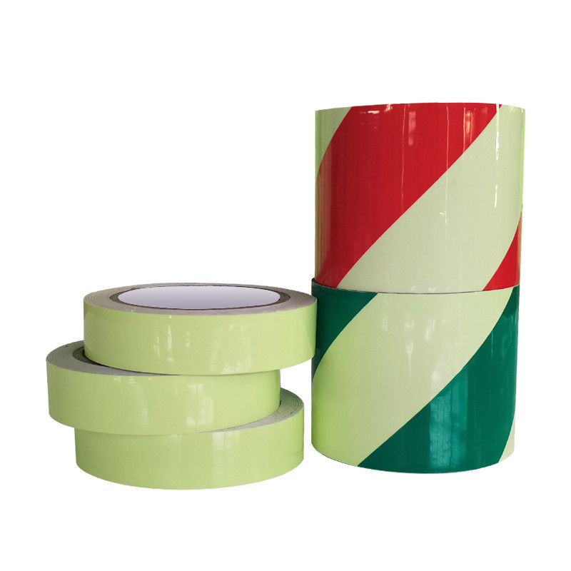 Printable PVC Material 6-8H Glow In The Dark Tape For Exit Sign