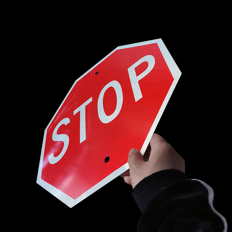 PVC White Printable Road Warning Sign Glass Bead Engineering Grade Reflective Vinyl Film Sticker