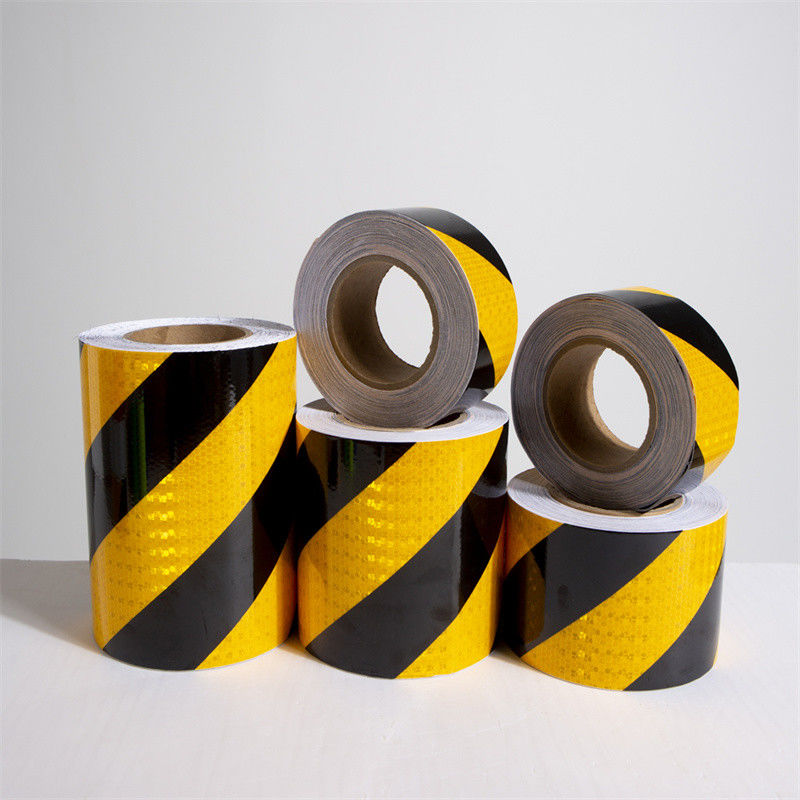 Biocolor Safety Reflective Conspicuity Tape Sticker Black And Yellow White And Red Arrow