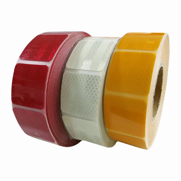 Waterproof Reflective Safety Tape 2 Inch Wide 150Ft Length- Red, White & Yellow for Trucks