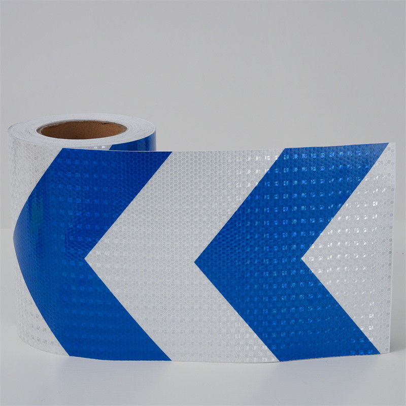 Colorful Customized Micro-Prismatic Reflective Tape Yellow Green Black Arrow Adhesive Prismatic For Traffic Safe