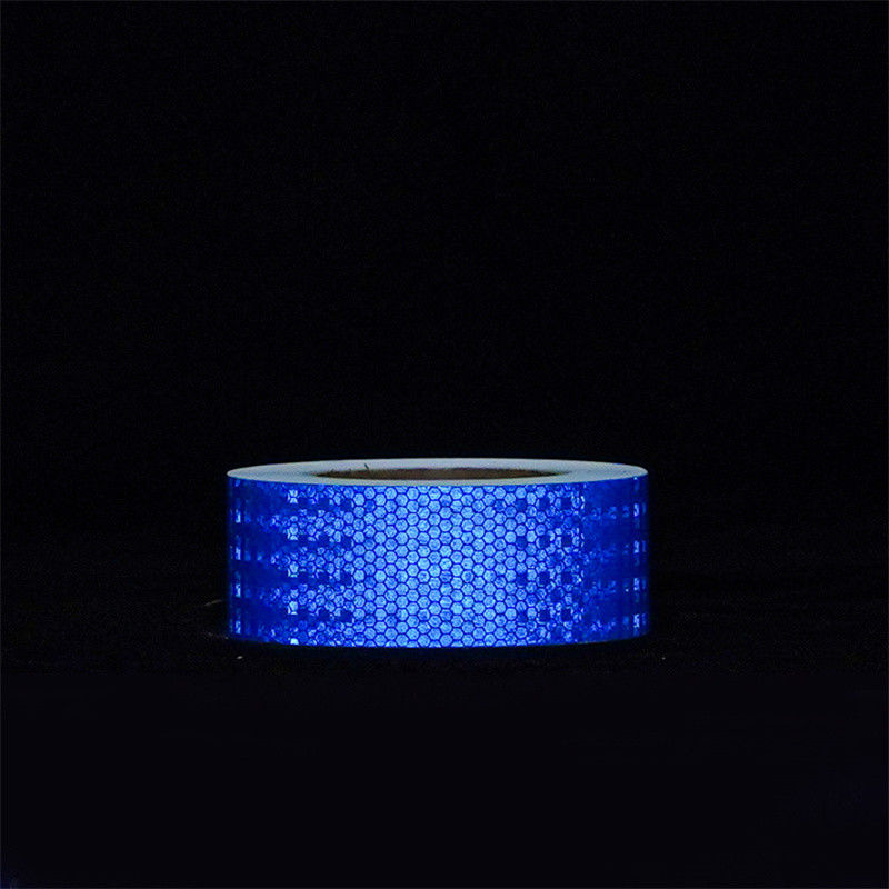 Custom PVC Crystal Lattice Truck Reflective Radium Tape Stickers White Yellow Red Green Blue