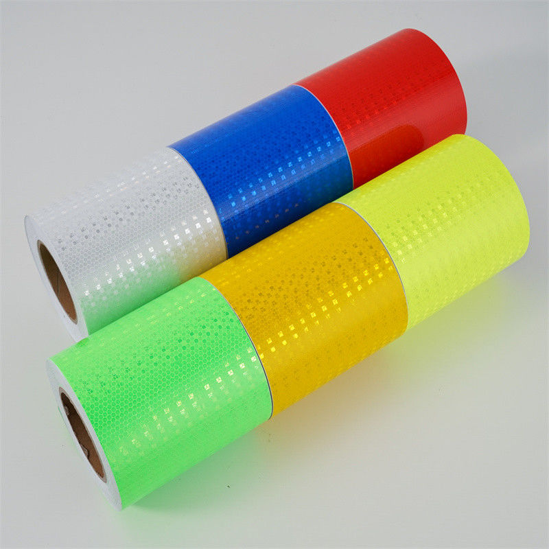 Colorful Customized Micro-Prismatic Reflective Tape Yellow Green Black Arrow Adhesive Prismatic For Traffic Safe