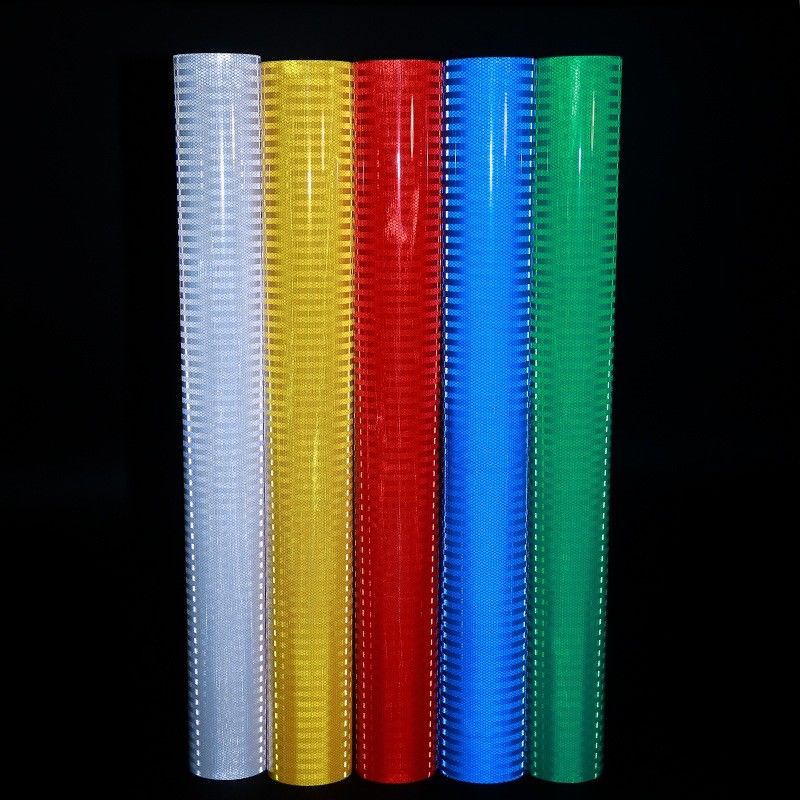 Printable PMMA High Intensity Micro Prismatic EGP Retro Reflective Sheeting Film Vinyl Rolls For Road Sign