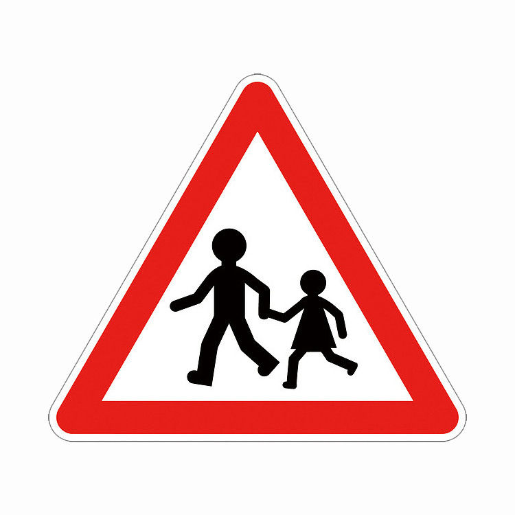 Custom Aluminium Metel Reflective Traffic Stop/Slow Road Sign Train Construction Traffic Warning Signs