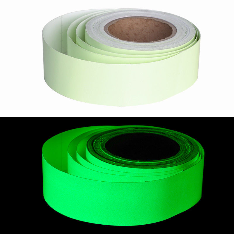 Self Adhesive Glow In The Dark Tape Film Luminous Sticker For Safety Sign