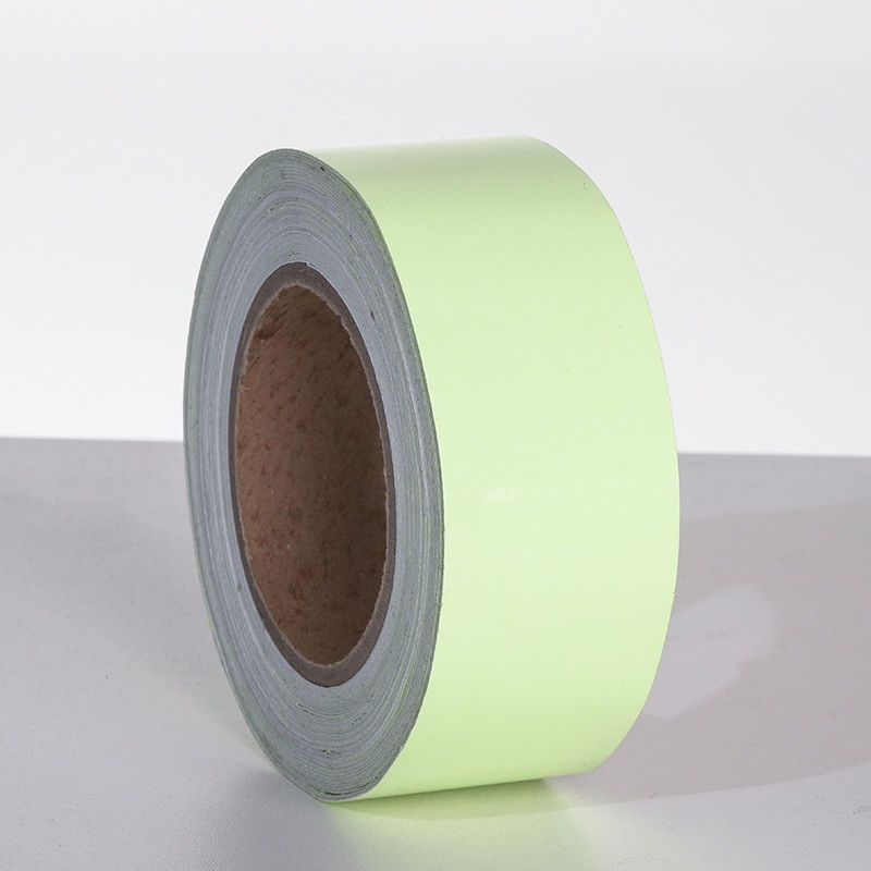 Photoluminescent Self-Adhesive Glow In The Dark Vinyl Rolls Luminous Reflective Paper Pet Film