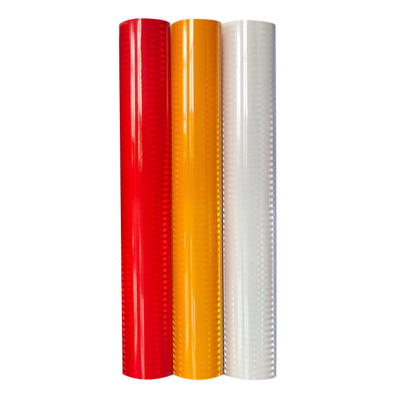White Yellow Red Green Blue Orange Colorful Prismatic Reflective Sheeting Film For Road Traffic Signs