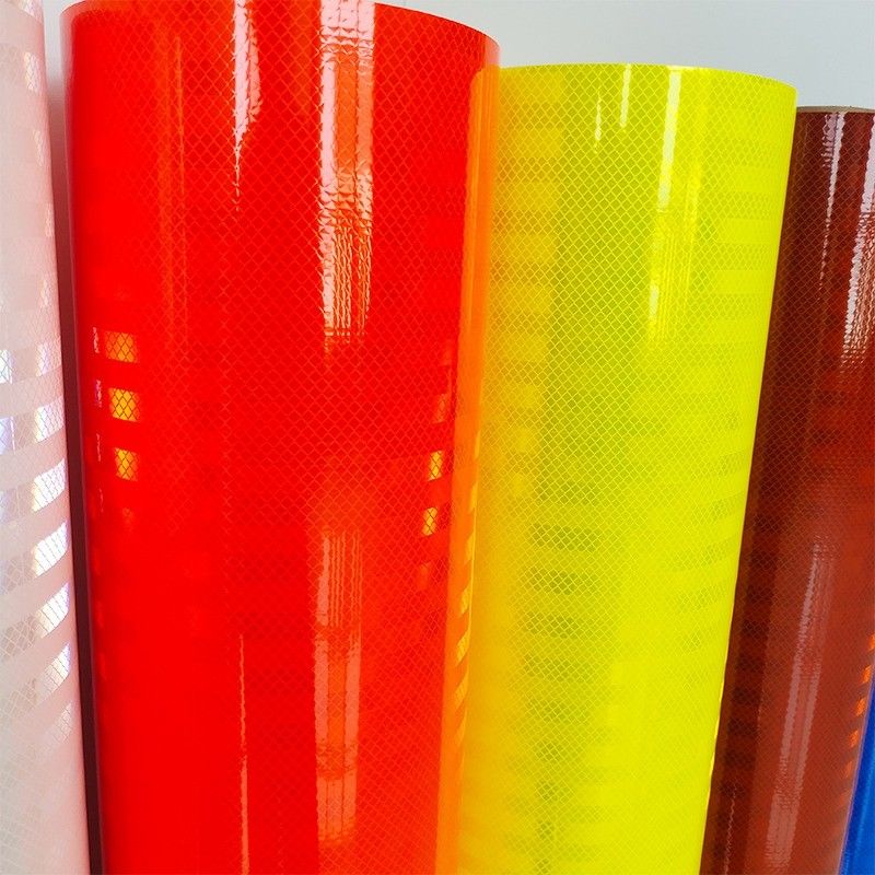 Free Sample Type III Self Adhesive Road Sign HIP Reflective Film Sheets Vinyl Roll
