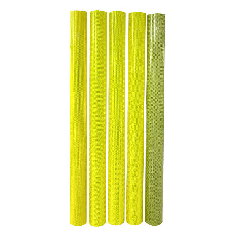 Fluorescent Yellow Green Rigid Sign Reflective Sheeting High Intensity Prismatic with 24-hour Visibility