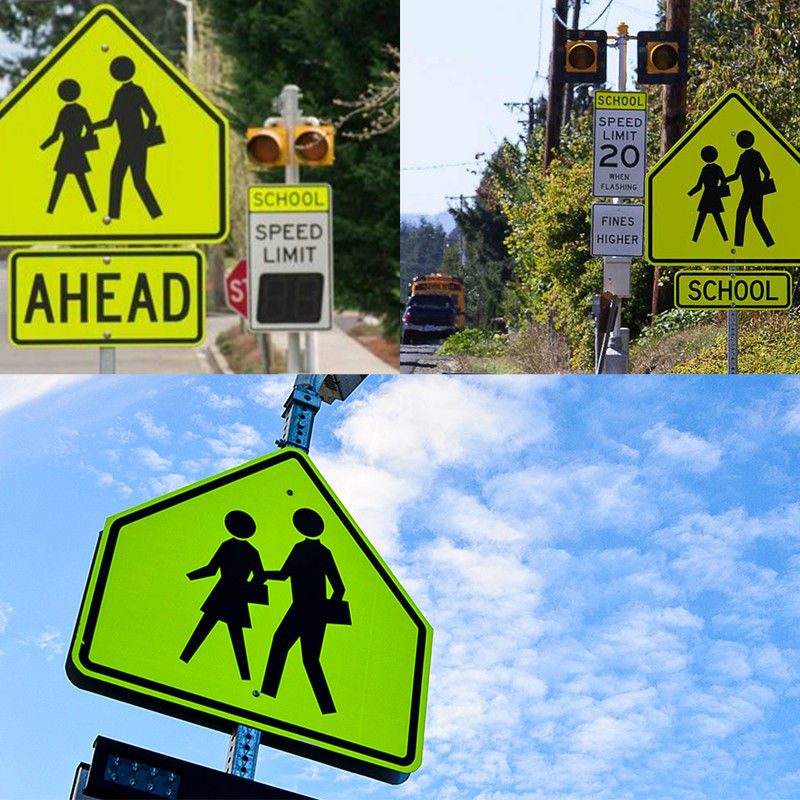 Fluorescent Yellow Green Rigid Sign Reflective Sheeting High Intensity Prismatic with 24-hour Visibility