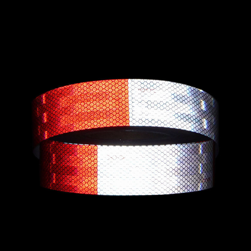 Aggressive Pressure Sensitive Adhesive Reflective Radium Tape DOT C2 Reflective Sticker for Vehicles