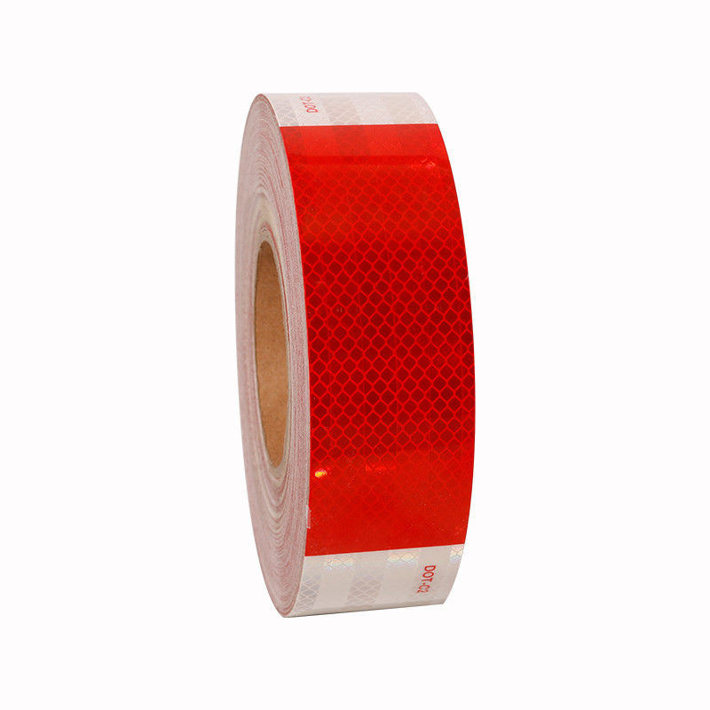 Aggressive Pressure Sensitive Adhesive Reflective Radium Tape DOT C2 Reflective Sticker for Vehicles
