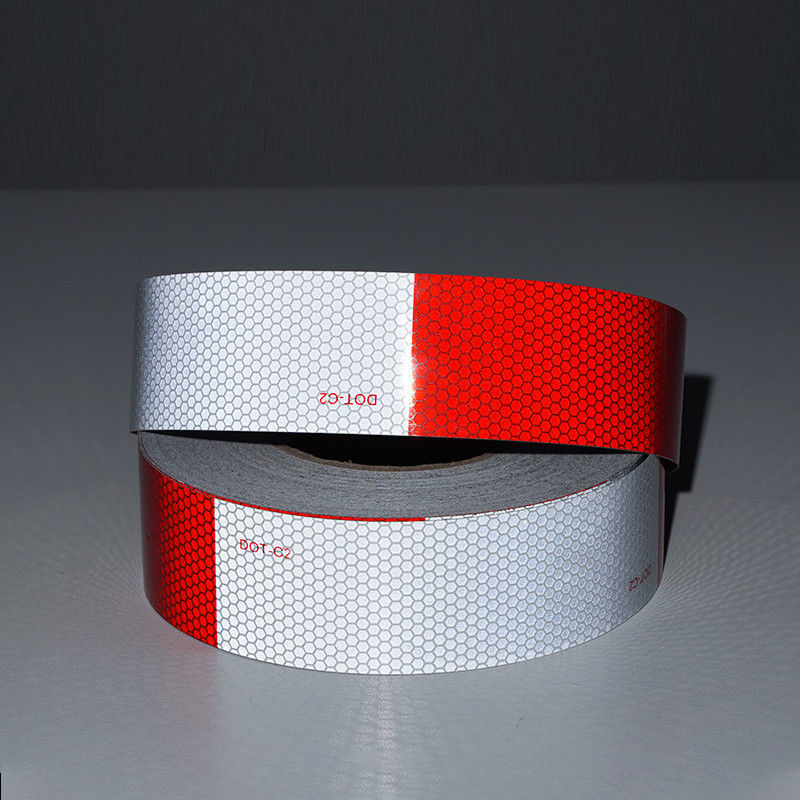 Hot Sale Outdoor Markings 5cm*5m / 5cm*25m 5cm*45m Reflective Tape Traffice Markings Prismatic Conspicuity For Vehicle Truck