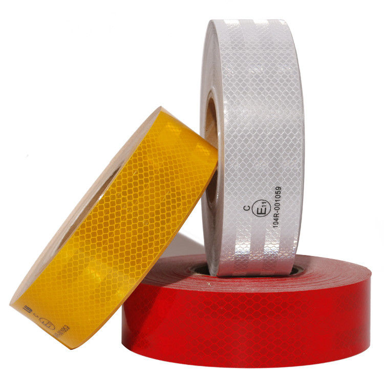 ECE 104R conspicuity 2 Inches 150 Feet White Red Yellow Reflective Tape For Truck