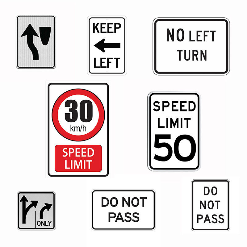 High Reflection Custom Supplier Waterproof Europe Standard Aluminum Road Reflective Traffic Safety Warning Arrow Sign