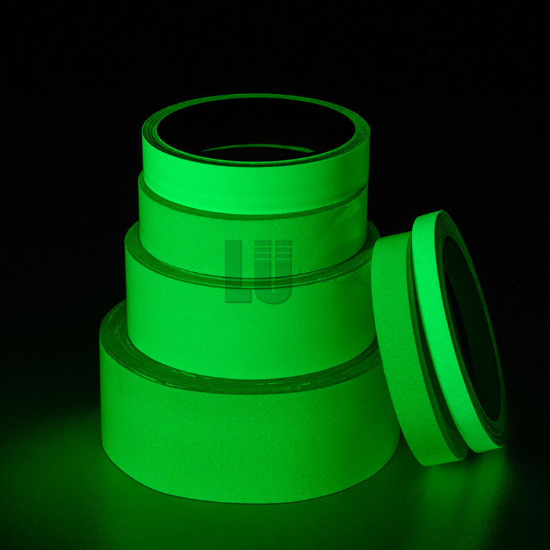 Self Adhesive PET PVC Acrylic Glow in The Dark Vinyl Roll Photoluminescent Vinyl 2-12 Hours