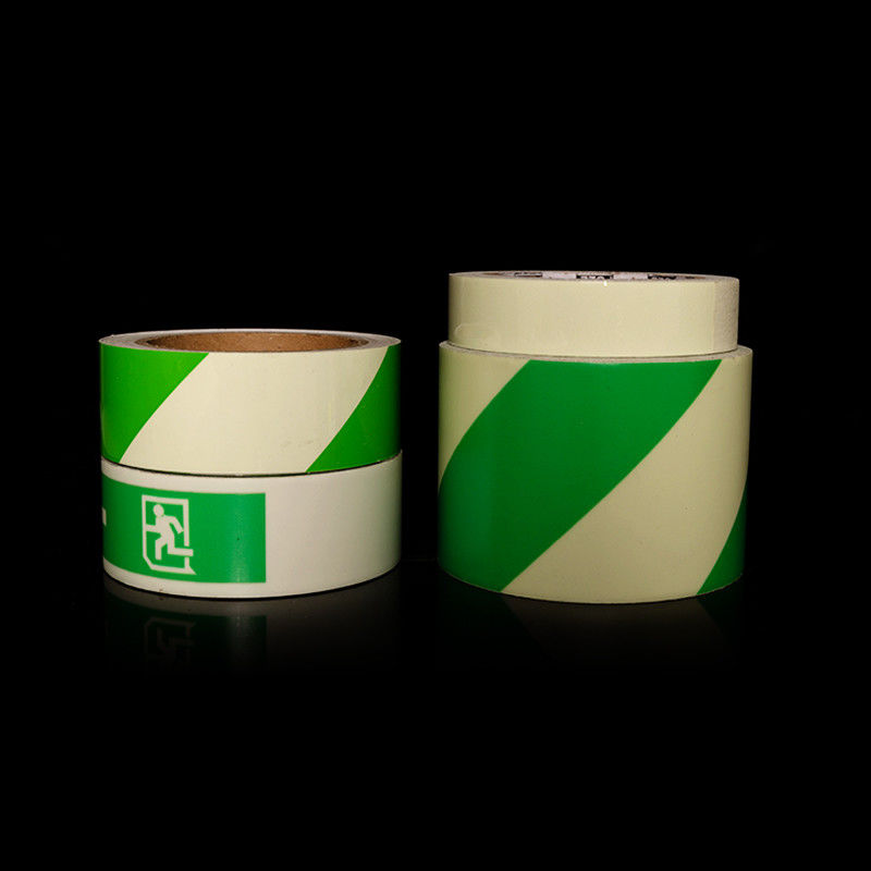 Self-Adhesive 6-8H Glow In The Dark Tape For Exit Safety Sign