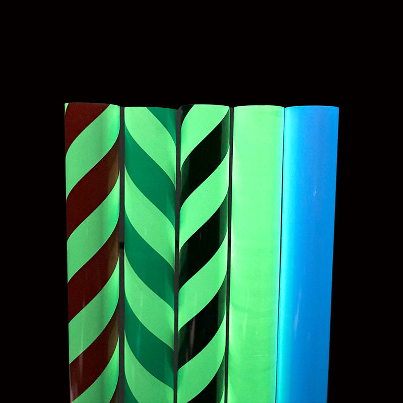 Green Photoluminescent Night Glow In The Dark Vinyl Film For Decoration