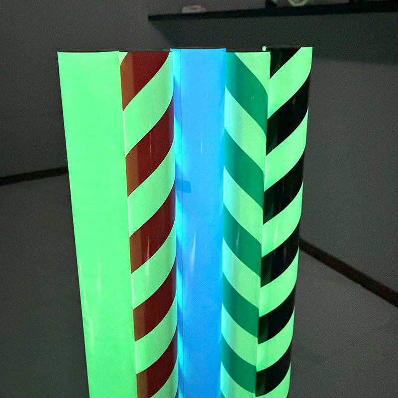 LU Glow In The Dark Warning Adhesive Luminous Florescent Glowing Photo Film Luminescent Sticker Tape