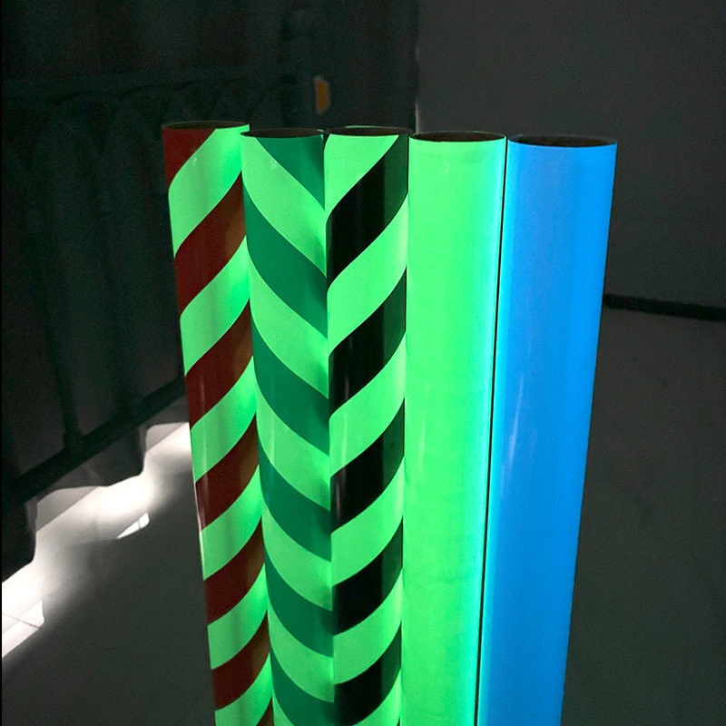 Green Photoluminescent Night Glow In The Dark Vinyl Film For Decoration