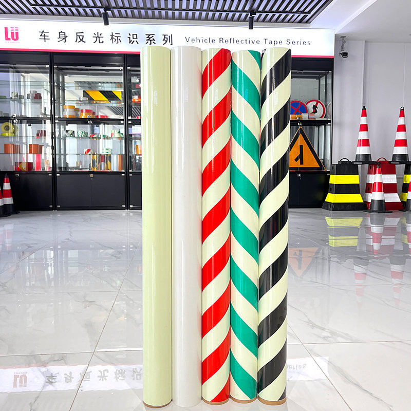 PVC PET Material 8-10h Self Adhesive Glow In Dark Reflective Tape Sticker Photoluminesc For Emergency Exit Warning