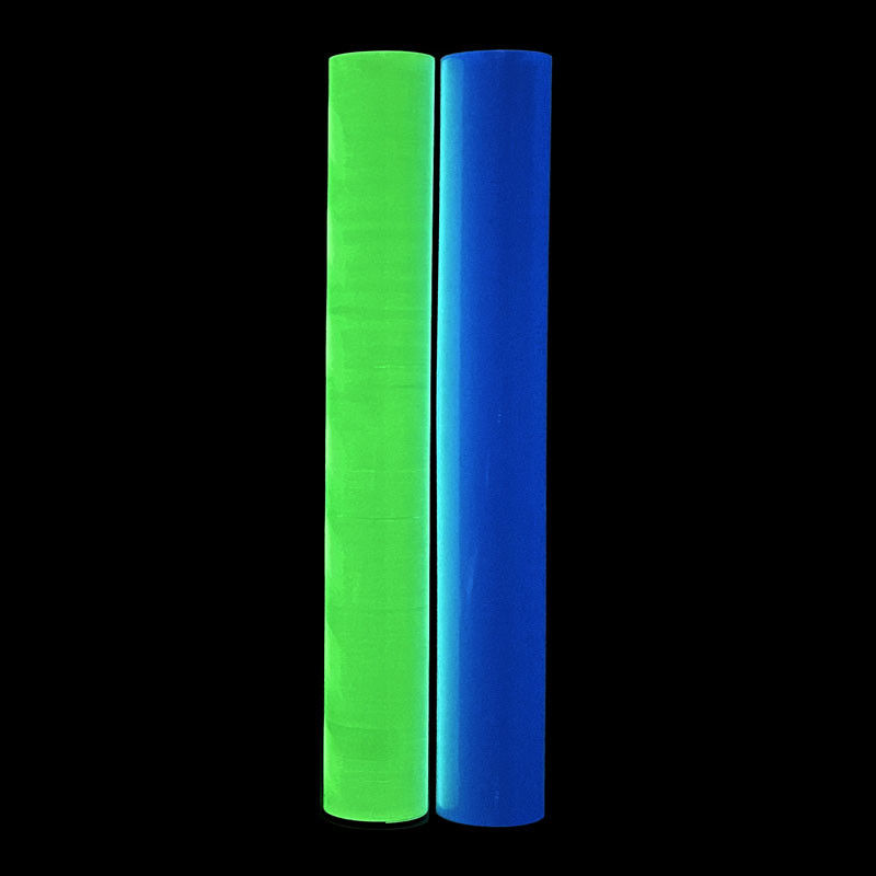 PVC PET Material 8-10h Self Adhesive Glow In Dark Reflective Tape Sticker Photoluminesc For Emergency Exit Warning