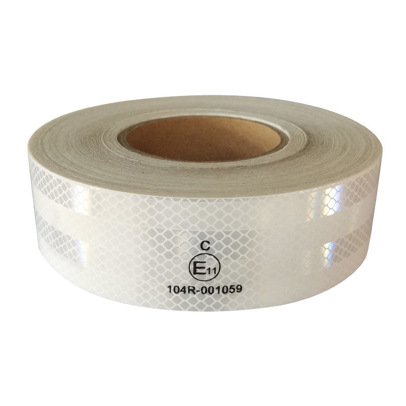 Self-Adhesive High Intensity Certified ECE 104R 2in *150ft Red / Yellow / White Reflective Tape