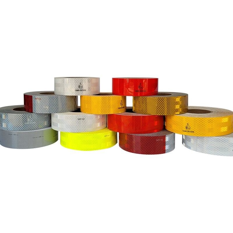 High Visibility ECE 104R Vehicle Reflective Tape Reflector Sticker For Truck Car Safety Conspicuity Marking
