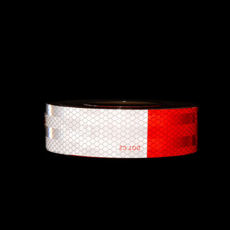 High Intensity Reflective Vinyl 10 Year Red White Dot-C2 Reflective Tape Conspicuity Tape For Truck