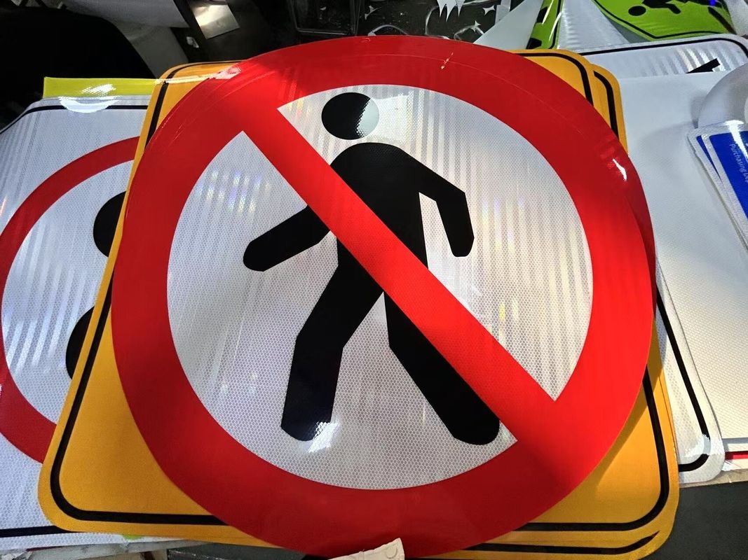 Digital Printing UV Printing Engineering Grade Prismatic Reflective Sheeting for Road Warning Signs