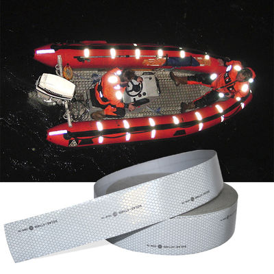 Good price 2in X 75ft Silver SOLAS Reflective Tape Marine Safety Warning Tape for Maritime Equipment online