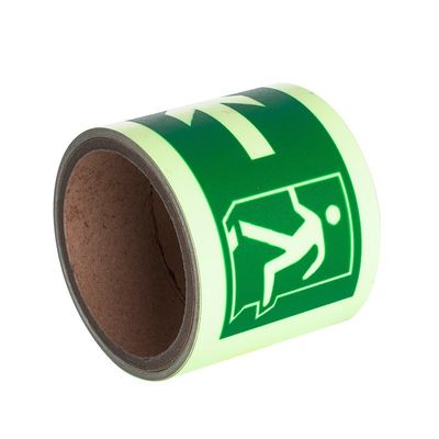 Good price Custom PVC PET Acrylic Glow In The Dark Tape Luminescent Vinyl Sticker For Safety Signs online
