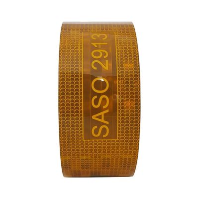 Good price Yellow Metallized Saudi Arabia SASO 2913 Reflective Tape For Vehicle Truck online