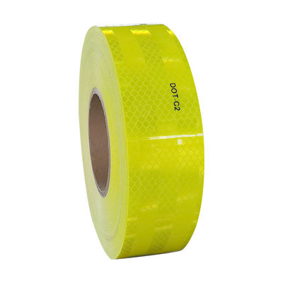 Good price Custom Dot Conspicuity Reflective Tape On Trucks Fluorescent Yellow Green online