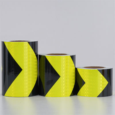 Good price Crystal Lattice Arrow Grid Design Reflective Honeycomb Conspicuity Tape For Traffic Warning Signs online