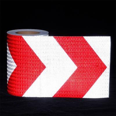 Good price Red And White Arrow Prism Crystal Lattice Reflective Warning Sheeting online