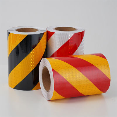 Good price PVC Radium Adhesive Reflective Strips Reflector Sticker Yellow And Red online
