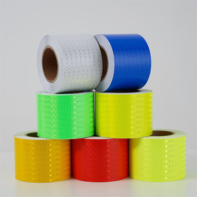 Good price Self Adhesive Crystal Lattice Checkered Reflective Conspicuity Tape For Safety Marking online