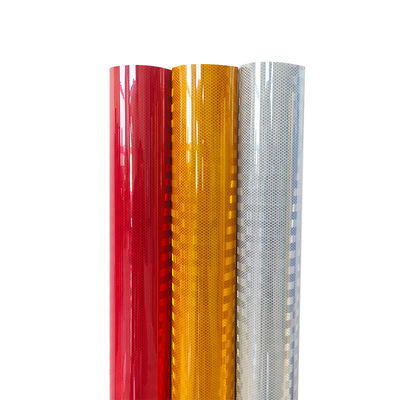 Good price Metallized Silver Micro Prismatic Reflective Sheeting Vinyl Strong Flexibility online