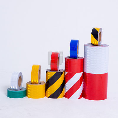 Good price Waterproof Micro Prism Type Slant Strip Printed Reflective Vinyl online