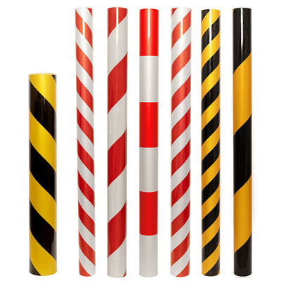 Good price Self Adhesive Chevron Reflective Vinyl Film Sheeting Vinyl Roll Advertising Grade online