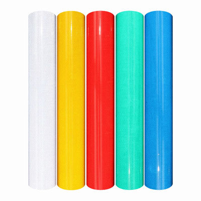Good price High Intensity Prismatic Reflective Sheeting White Yellow Red For Traffic Sign online