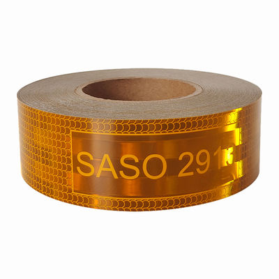 Good price Conspicuous SASO 2913 Reflective Tape Radium Tape Roll Yellow online