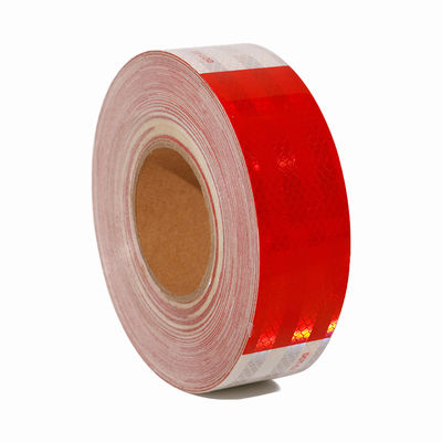 Good price Hi Vis Red White Trailer Retro Reflective Tape DOT C2 Conspicuity Reflective Tapes online