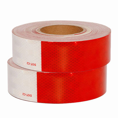 Good price High Durability  Dot C2 Vehicle Reflective Tape PMMA Reflective Sticker on Trucks online